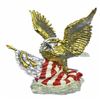 Image 1 : Gold Plexiglases American Eagle Sculpture