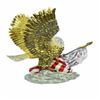 Image 4 : Gold Plexiglases American Eagle Sculpture