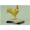 Image 2 : Gold Plexiglases Rooster Sculpture