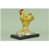 Image 3 : Gold Plexiglases Rooster Sculpture