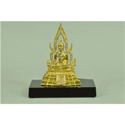 Gold Plexiglases Beautiful Thai Buddha Sculpture