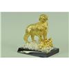 Image 2 : Gold Plexiglases Retriever Police Dog Statue