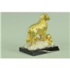 Image 4 : Gold Plexiglases Retriever Police Dog Statue