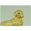 Image 5 : Gold Plexiglases Retriever Police Dog Statue