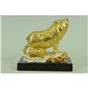 Image 1 : Gold Plexiglases and Silver Plated pig Sculpture