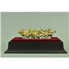 Image 2 : Gold Plexiglases Fishes Ocean Sculpture