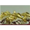 Image 5 : Gold Plexiglases Fishes Ocean Sculpture