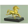 Image 2 : Gold Plexiglases Running Horse Statue