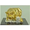 Image 5 : Gold Plexiglases Pig Money Lucky Figurine