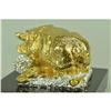 Image 6 : Gold Plexiglases Pig Money Lucky Figurine
