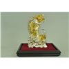Image 4 : Gold Plexiglases Cobra Chinese Dragon Sculpture