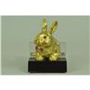 Image 3 : Gold Plexiglases Easter Bunny Cardholder Sculpture