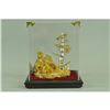 Image 1 : Gold Plexiglases Dragon Tortoise Figurine
