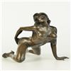 Image 1 : Art Deco Nude Fully Exposed Bronze Sculpture