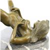 Image 3 : Stunning Erotic Nude Bronze Statue on Marble Base Figure