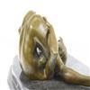 Image 4 : Erotic Bronze Sculpture on Marble Base Statue