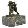 Image 5 : Three Graces Bookend Bronze Sculpture