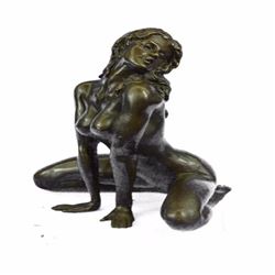 Nude Erotic Female Bronze Sculpture