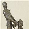 Image 2 : Erotic Nude Bronze Statue on Marble Base Figurine