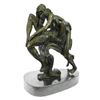 Image 1 : Erotic Moment between Male and Female Nude Bronze Sculpture
