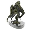Image 2 : Erotic Moment between Male and Female Nude Bronze Sculpture