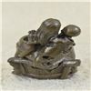 Image 3 : Erotic Skeleton Holding Tightly to a Nude Female Bronze Sculpture