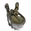 Image 4 : Erotic Skeleton With Nymph Ashtray Bronze Sculpture