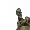 Image 7 : Erotic Skeleton With Nymph Ashtray Bronze Sculpture