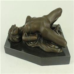 Bondage Lady Dungeon Bronze Sculpture