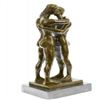 Image 2 : Collector Edition Gay Erotic Art First Kiss Bronze Sculpture