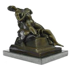 Great Sex Action Bronze Sculpture on Marble Base Statue