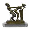 Image 3 : Nude Loving Couple Bronze Sculpture
