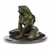 Image 1 : Nude Female Bronze on Marble Base Figurine