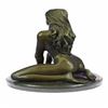 Image 2 : Nude Female Bronze on Marble Base Figurine