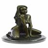 Image 5 : Nude Female Bronze on Marble Base Figurine