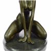 Image 8 : Nude Female Bronze on Marble Base Figurine
