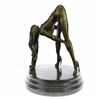 Image 3 : Nude Girl Bronze Sculpture on Marble Base Figure