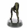 Image 4 : Nude Girl Bronze Sculpture on Marble Base Figure