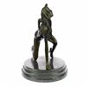 Image 4 : Nude Sexy Woman Bronze Sculpture on Marble Base Statue