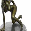 Image 8 : Nude Sexy Woman Bronze Sculpture on Marble Base Statue