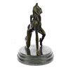 Image 9 : Nude Sexy Woman Bronze Sculpture on Marble Base Statue