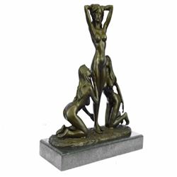 Three Friends Tree Some Graces Girls Bronze Sculpture