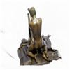 Image 2 : Fly Me to the Moon Nude Erotic Sexual Bronze Sculpture