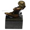Image 5 : Cubism Nude Girl Figure Bronze Sculpture