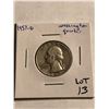 Image 1 : 1957 D Washington Silver Quarter Nice Early US Coin