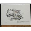 Image 4 : ALIEN (1979) - Hand-drawn Ron Cobb Nostromo Heli-Jet Concept Sketch