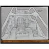 Image 4 : ALIENS (1986) - Hand-drawn Ron Cobb Dropship Cockpit Front View Concept Sketch