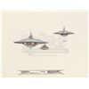 Image 2 : *BATTERIES NOT INCLUDED (1987) - Pair of Hand-drawn Ralph McQuarrie “Pop” Spaceship Illustration She