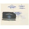 Image 2 : *BATTERIES NOT INCLUDED (1987) - Pair of Hand-drawn Ralph McQuarrie “Mom” Spaceship Illustration She