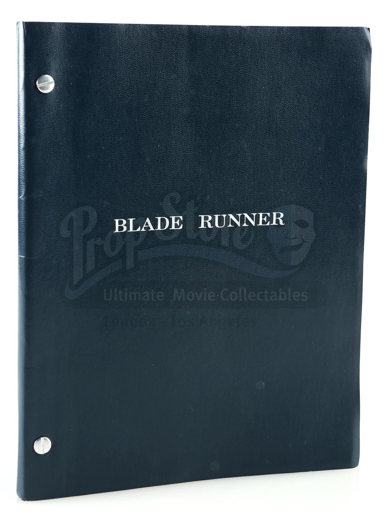 BLADE RUNNER (1982) - Richard Yuricich’s Production Script